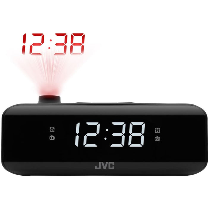 Ceas cu alarma JVC RA-E211B, negru WALTI