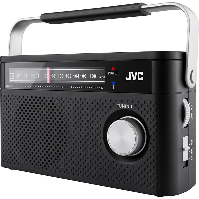 Radio portabil JVC RA-E315B, Bluetooth, analog, negru WALTI