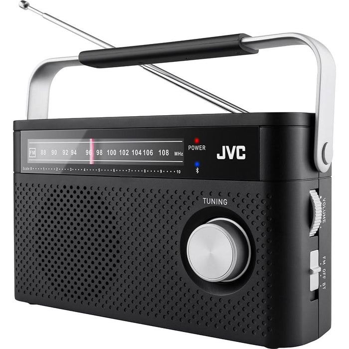 Radio portabil JVC RA-E315B, Bluetooth, analog, negru WALTI