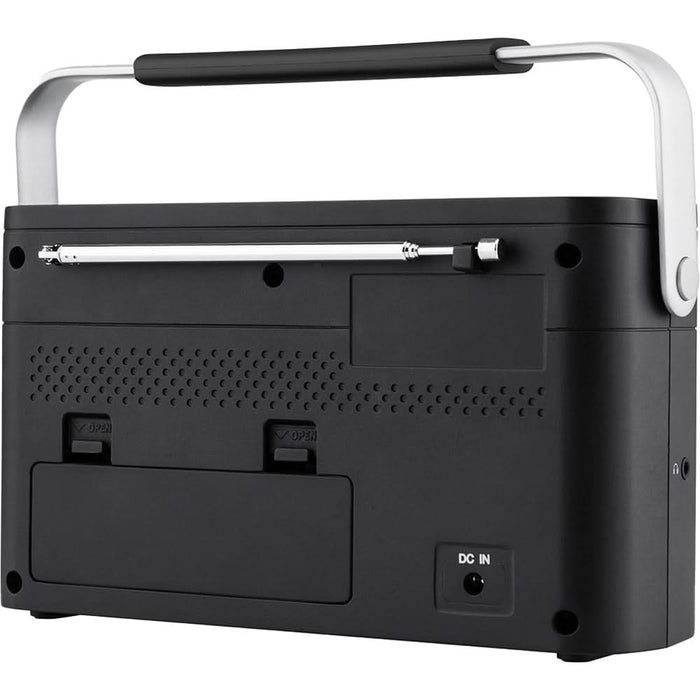 Radio portabil JVC RA-E315B, Bluetooth, analog, negru WALTI