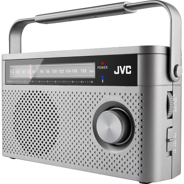 Radio portabil JVC RA-E315G, Bluetooth, analog, gri WALTI