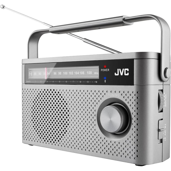 Radio portabil JVC RA-E315G, Bluetooth, analog, gri WALTI