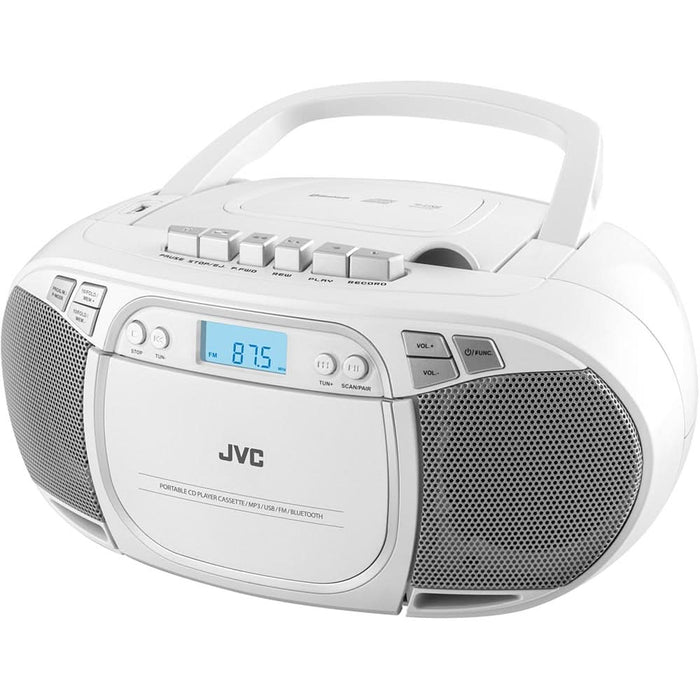 Radio CD JVC RC-E451W, Bluetooth, USB, Caseta, alb WALTI