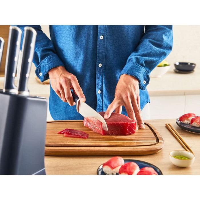 Set cutite TEFAL EverSharp Pro K297S644, 5 piese, inox, negru - WALTI WALTI