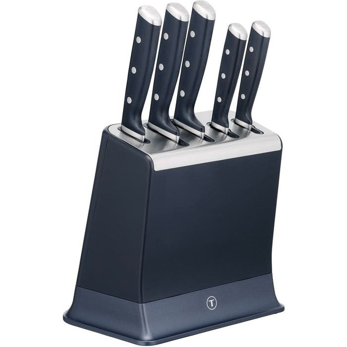 Set cutite TEFAL EverSharp Pro K297S644, 5 piese, inox, negru - WALTI WALTI
