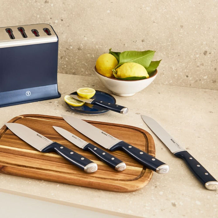 Set cutite TEFAL EverSharp Pro K297S644, 5 piese, inox, negru - WALTI WALTI