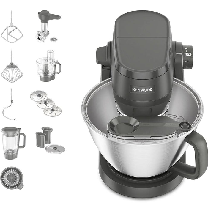 Robot de bucatarie KENWOOD KHC30.070GYH, vas 4.3l, blender 1.5l, 1000W, 7 trepte viteza, albastru WALTI