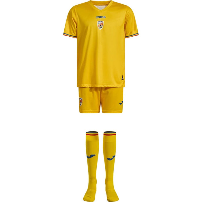 Set fotbal oficial pentru copii JOMA Echipa Nationala de Fotbal a Romaniei 2025, marimea 5XS, galben WALTI