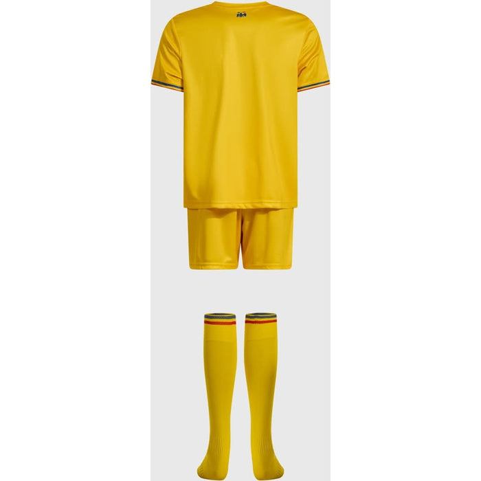Set fotbal oficial pentru copii JOMA Echipa Nationala de Fotbal a Romaniei 2025, marimea 2XS, galben WALTI