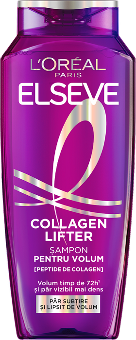 L'ORÉAL PARiS ELSEVE Șampon pentru păr subțire Collagen Lifter, 400 ml WALTI