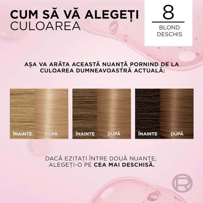L'ORÉAL PARiS EXCELLENCE Creme Vopsea de păr permanentă cu amoniac 8, 1 buc WALTI