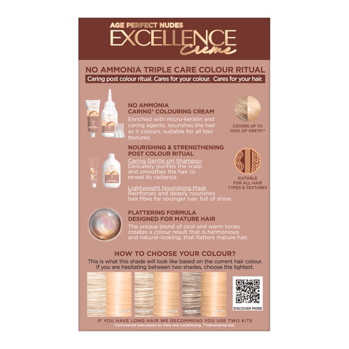 L'ORÉAL PARiS EXCELLENCE Creme Vopsea de păr permanentă Perfect Nudes 9.31, 1 buc WALTI