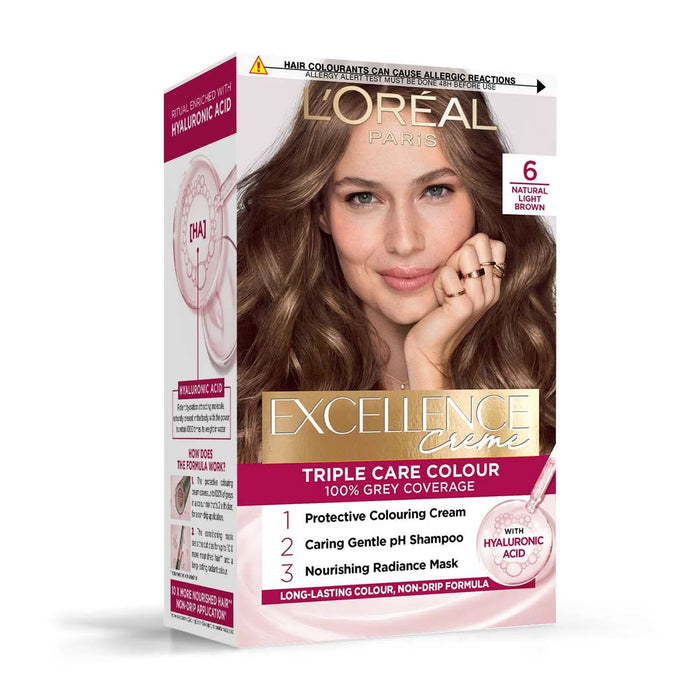 L'ORÉAL PARiS EXCELLENCE Creme Vopsea permanentă 6 Blond închis, 1 buc WALTI