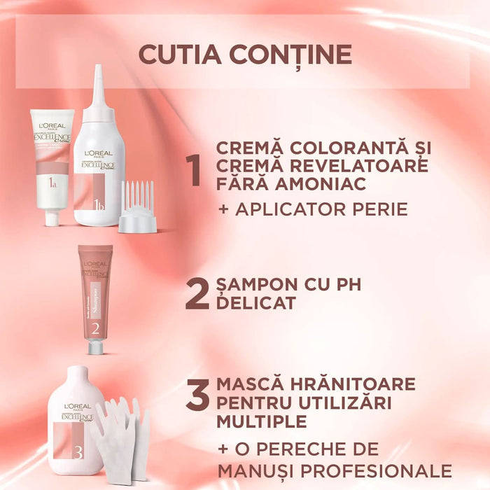 L'ORÉAL PARiS EXCELLENCE Creme Vopsea permanentă 9U light blonde, 1 buc WALTI