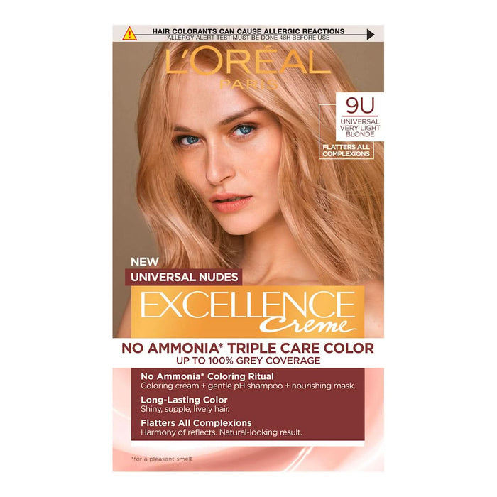 L'ORÉAL PARiS EXCELLENCE Creme Vopsea permanentă 9U light blonde, 1 buc WALTI