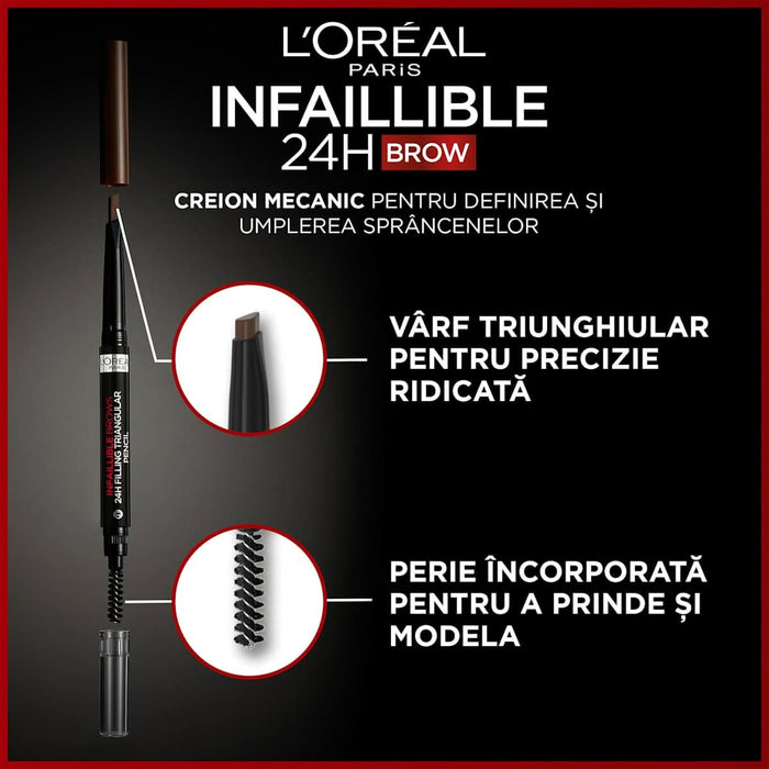 L'ORÉAL PARiS Infaillible Brows creion pentru sprâncene n.7.0 Blonde, 1 buc WALTI