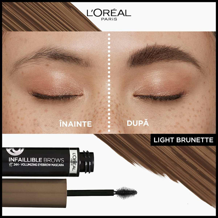 L'ORÉAL PARiS Infaillible Brows mascara sprâncene 105 Brunet, 1 buc WALTI