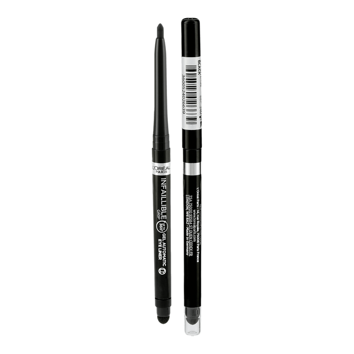 L'ORÉAL PARiS Infaillible Grip Gel Automatic creion de ochi Intense Black, 1 buc WALTI