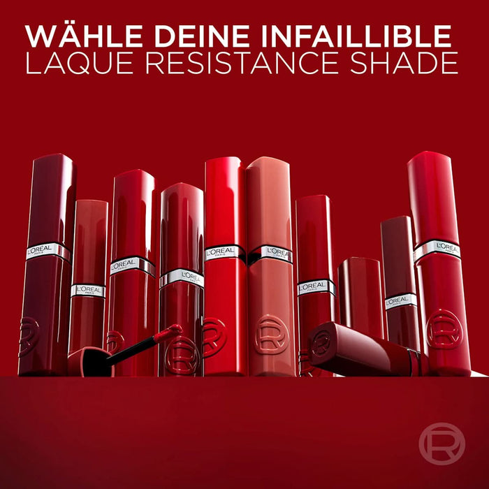 L'ORÉAL PARiS Infaillible Laque Resistance ruj lichid 16H 420 Rouge Paris, 4,3 ml WALTI