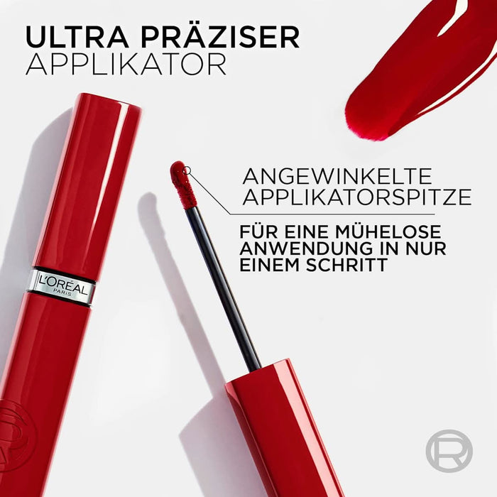 L'ORÉAL PARiS Infaillible Laque Resistance ruj lichid 16H 420 Rouge Paris, 4,3 ml WALTI