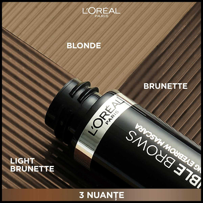 L'ORÉAL PARiS Infaillible mascara pentru sprâncene 108 Brunet Închis, 4,9 ml WALTI