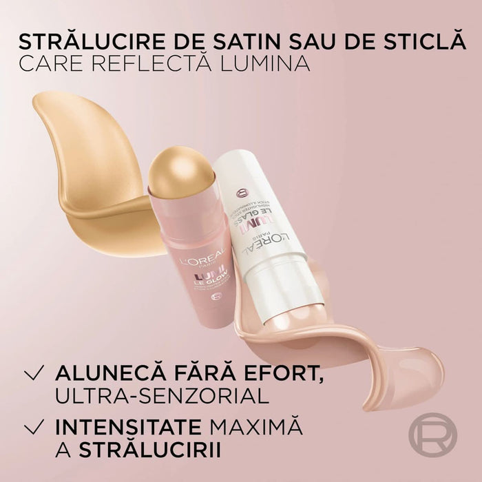 L'ORÉAL PARiS Lumi Le Glow iluminator stick 635 Golden Couture, 7 g WALTI