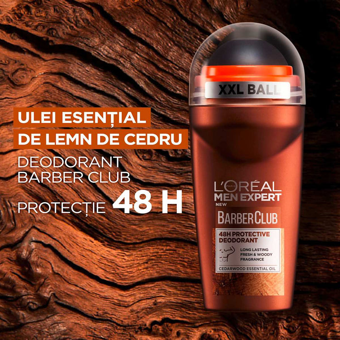 L'ORÉAL PARiS MEN EXPERT Deodorant roll-on BARBERCLUB, 50 ml WALTI