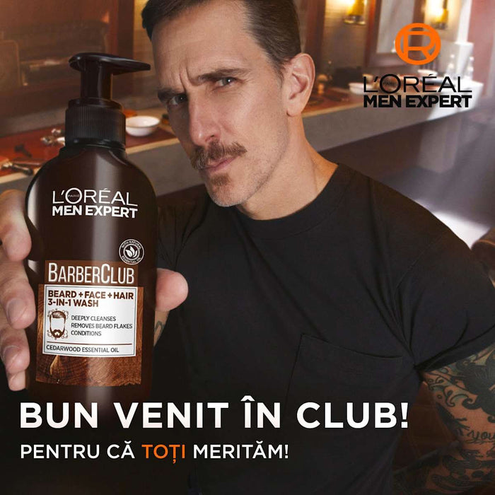 L'ORÉAL PARiS MEN EXPERT Gel de curățare 3-în-1 pentru bărbați, 200 ml WALTI