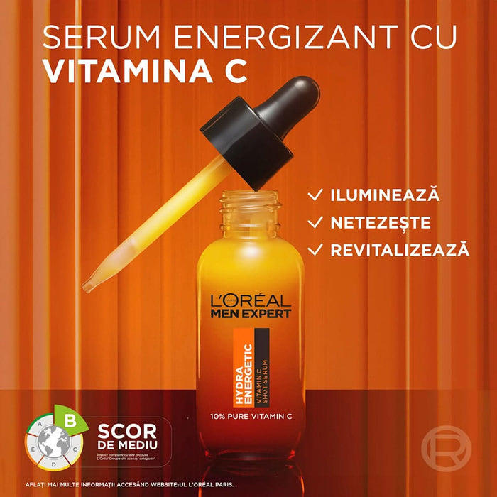 L'ORÉAL PARiS MEN EXPERT Serum cu efect de luminozitate pentru bărbați, 30 ml WALTI