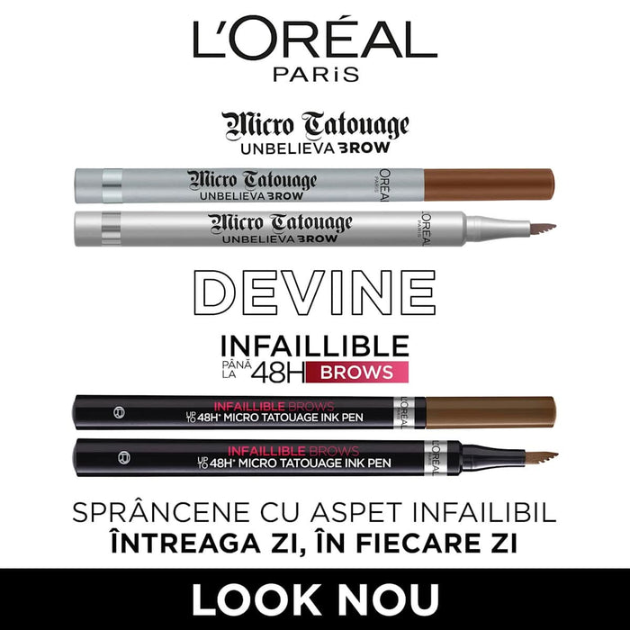 L'ORÉAL PARiS Micro Tatouage Unbelieva Brow creion de sprâncene 105 Brunette, 1 g WALTI