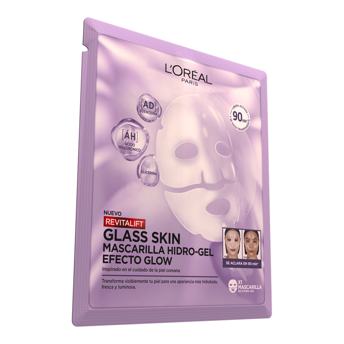 L'ORÉAL PARiS REVITALIFT Mască față hidro-gel glass skin, 25 g WALTI