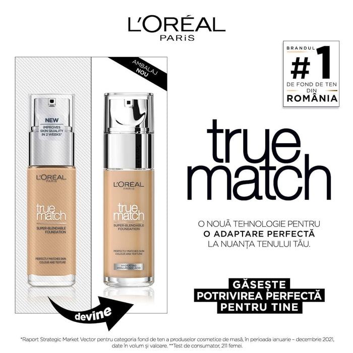 L'ORÉAL PARiS True Match fond de ten 3.R/3.C, 30 ml WALTI
