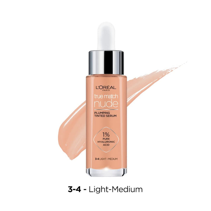 L'ORÉAL PARiS True Match Nude serum 3-4 Light Medium, 30 ml WALTI