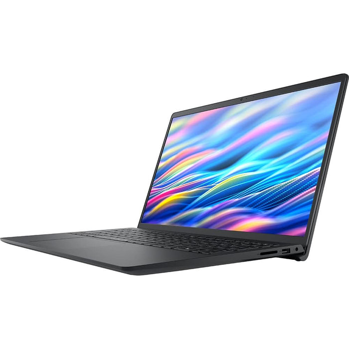 Laptop DELL 15 DC15250, Intel Core i5-1334U pana la 4.6GHz, 15.6" Full HD, 16GB, SSD 512GB, Intel UHD Graphics, Free Dos, Carbon Black WALTI