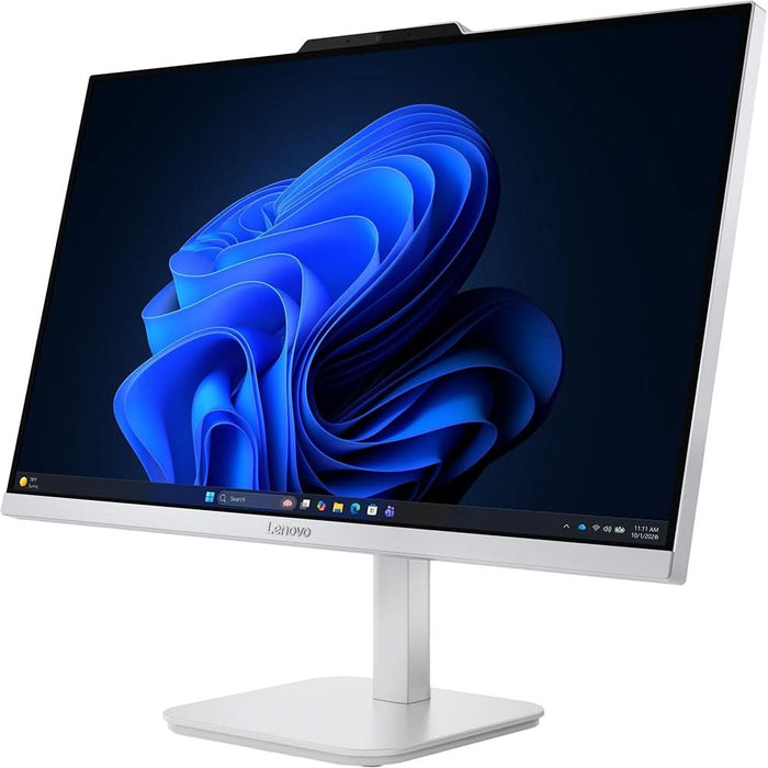 Sistem All in One LENOVO A105 24, AMD Ryzen 5 40 pana la 4.3 GHz, 23.8" Full HD, 16GB, SSD 512GB, AMD Radeon 610M Graphics, Free DOS, argintiu WALTI