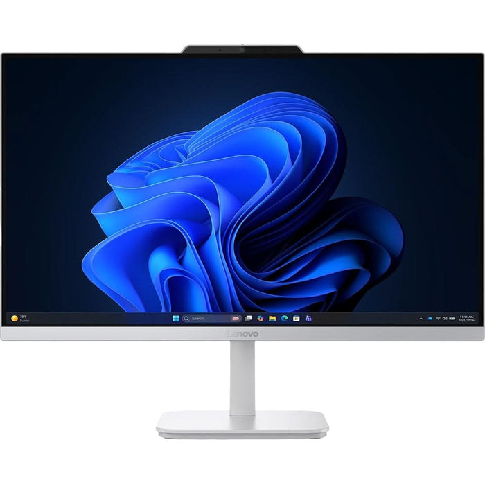 Sistem All in One LENOVO A105 24, AMD Ryzen 5 40 pana la 4.3 GHz, 23.8" Full HD, 16GB, SSD 512GB, AMD Radeon 610M Graphics, Free DOS, argintiu WALTI