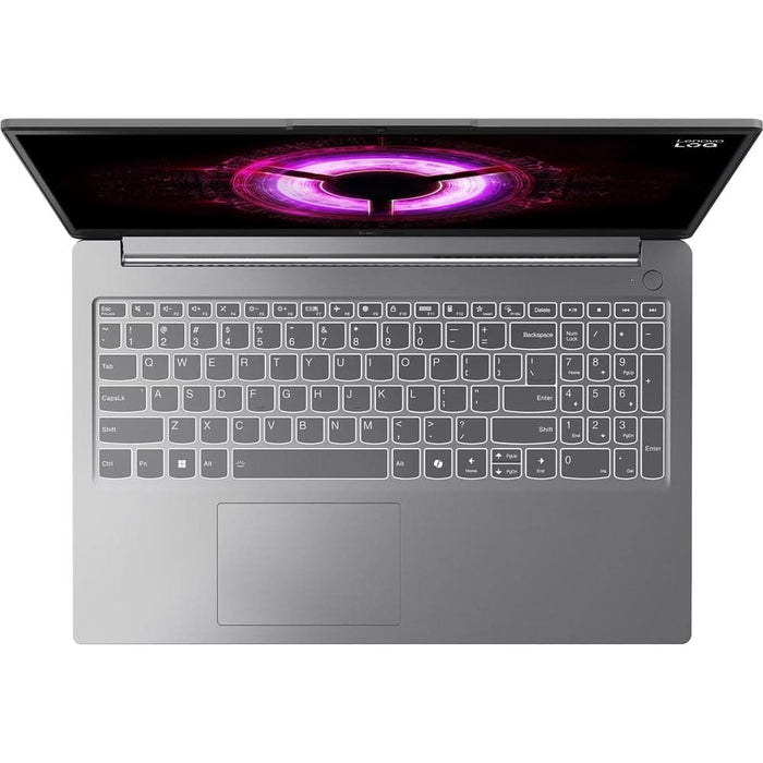 Laptop Gaming LENOVO LOQ Essential 15ARP10E, AMD Ryzen 5 150 pana la 4.55GHz, 15.6" Full HD, 16GB, SSD 512GB, NVIDIA GeForce RTX 3050 6GB, Free DOS, Luna Grey WALTI