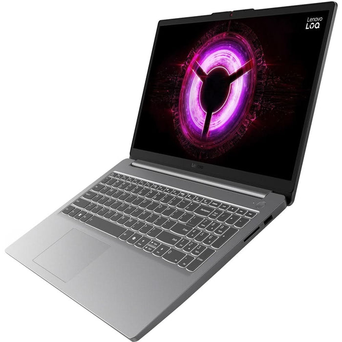 Laptop Gaming LENOVO LOQ Essential 15ARP10E, AMD Ryzen 5 150 pana la 4.55GHz, 15.6" Full HD, 16GB, SSD 512GB, NVIDIA GeForce RTX 3050 6GB, Free DOS, Luna Grey WALTI