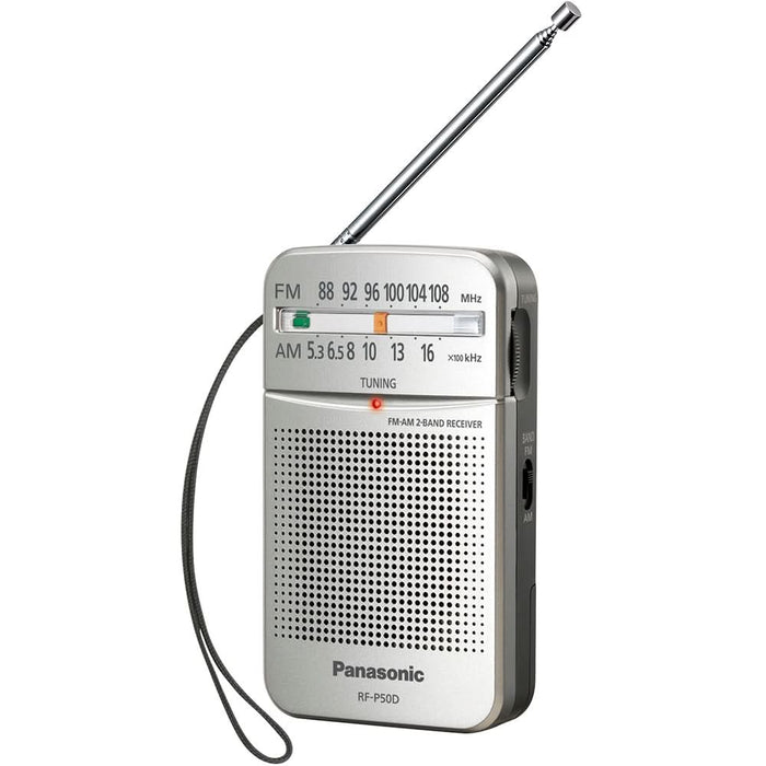 Radio portabil PANASONIC RF-P50DEG-S, FM/AM, negru - WALTI WALTI
