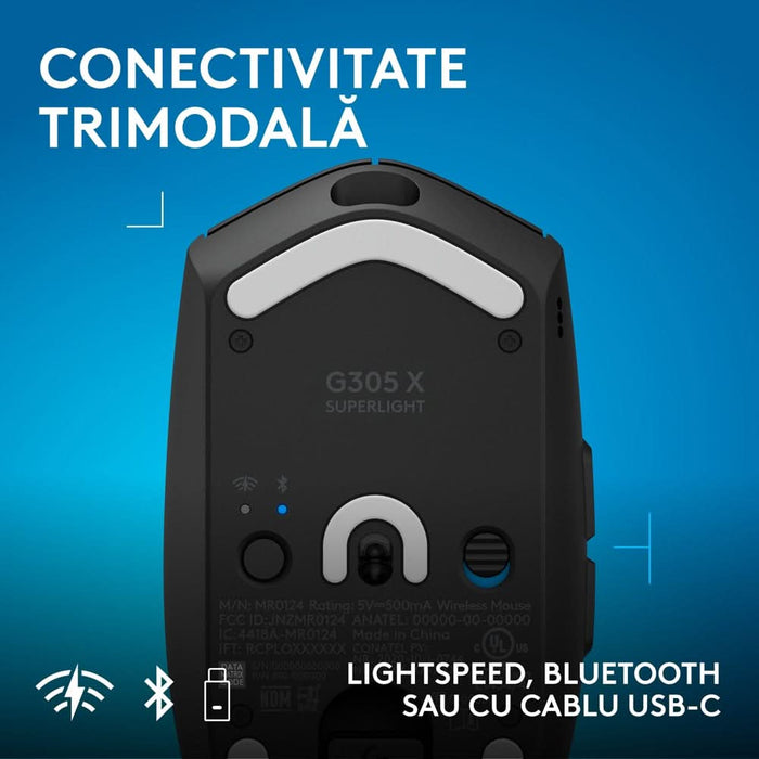 Mouse Gaming Wireless LOGITECH G305 X Superlight, 44000 dpi, negru WALTI