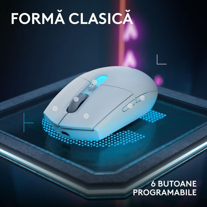 Mouse Gaming Wireless LOGITECH G305 X Superlight, 44000 dpi, alb WALTI
