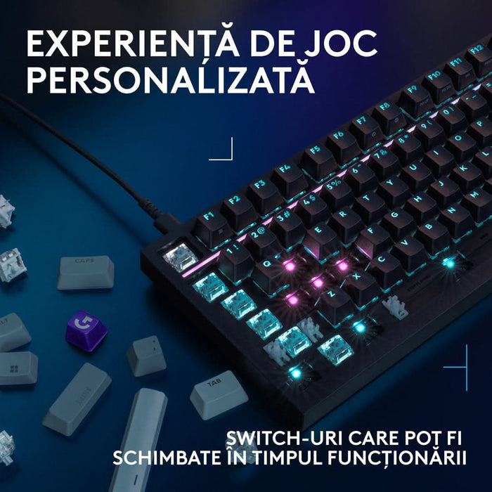 Tastatura Gaming LOGITECH G316 X, USB, Layout US, negru WALTI