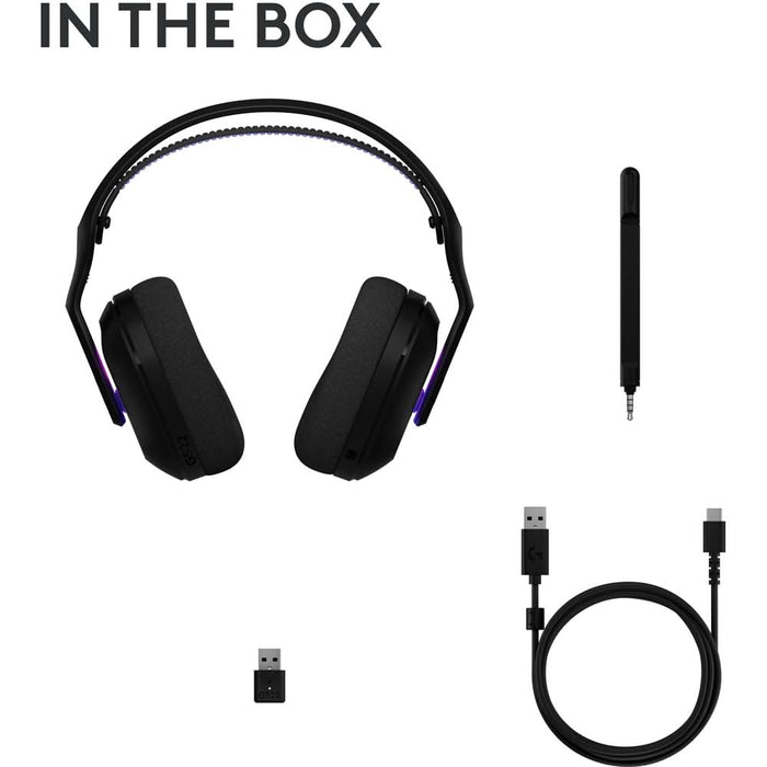 Casti Gaming Wireless LOGITECH G522, multiplatforma, USB-C, negru WALTI