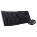 Kit tastatura si mouse Wireless LOGITECH MK270, USB, Layout UK, negru - WALTI WALTI