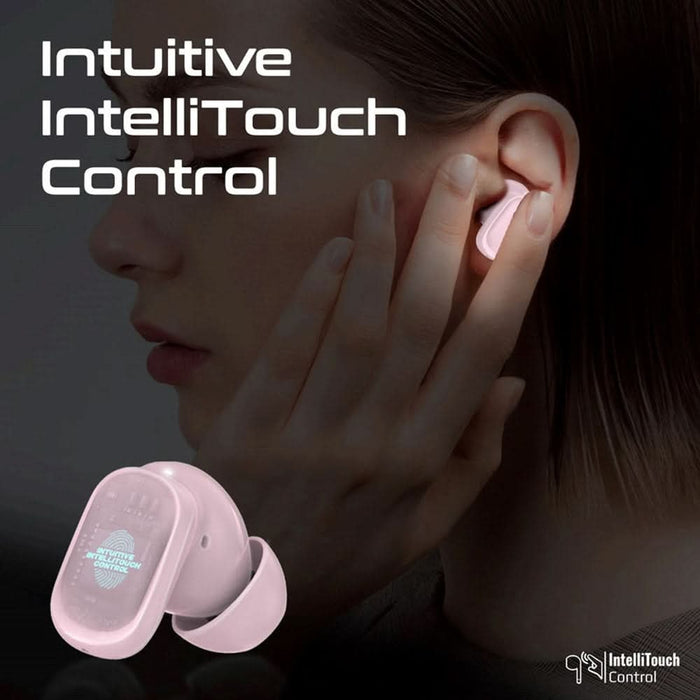 Casti PROMATE Lush Pro, True wireless, Bluetooth, In-ear, Microfon, roz WALTI