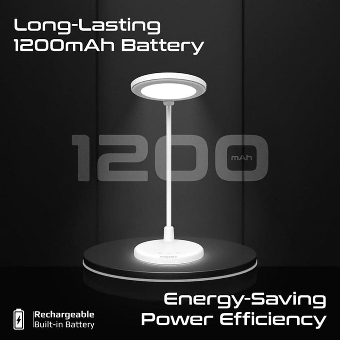 Lampa de birou LED PROMATE Luxo, 6W, 100lm, alb WALTI