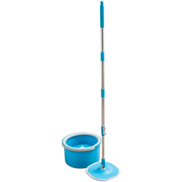 Set mop rotativ + galeata + maner MEDIASHOP Livington Clean Water, albastru WALTI