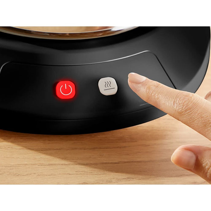 Cafetiera TEFAL Subito CM5S1DE0, 1.25l, 1000W, 15 cesti, negru-argintiu WALTI