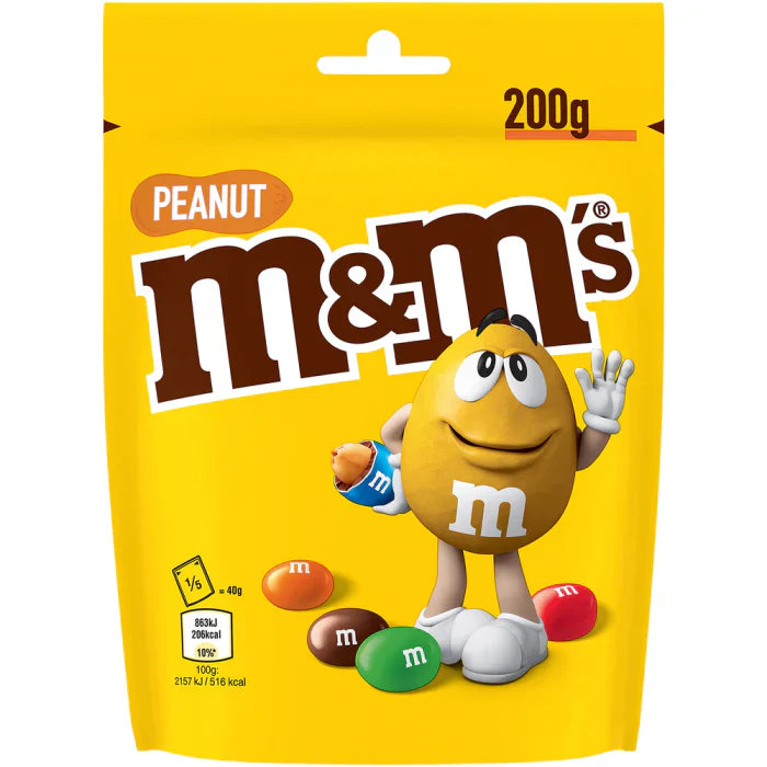 m&m's Drajeuri de Ciocolata cu Arahide 250 g - WALTI WALTI