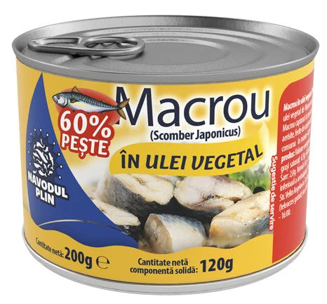NAVODUL PLIN Macrou in Ulei Vegetal 200 g - WALTI WALTI